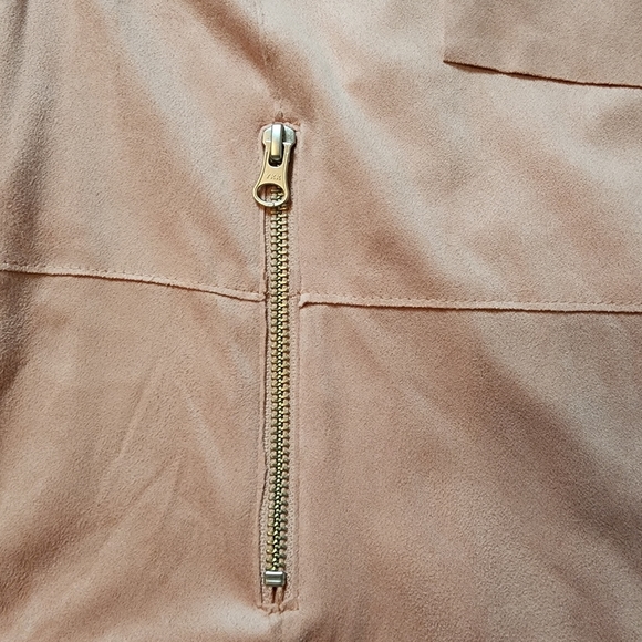 Sophia Jean's Pink Drapy Moto Jacket - Picture 6 of 10